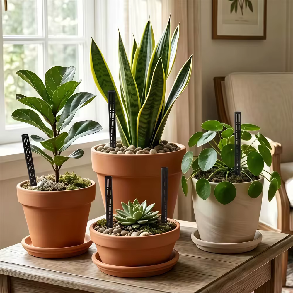 Tubes d'aération pour pots de plantes