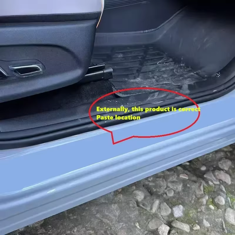 Pour Dacia Sandero 2 Stepway 2013~2024 Accessoires de voiture Plaques de protection de seuil de porte Autocollants de bienvenue pour voiture