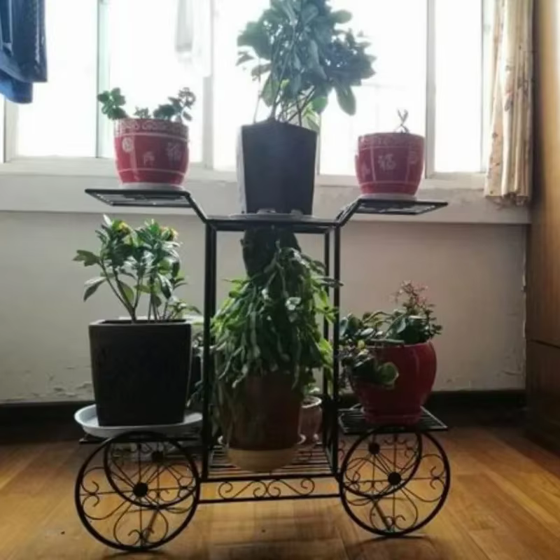 Grand Support de Plante en Métal à 6 Niveaux