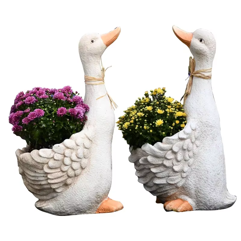 Pot de fleur en forme d'animal mignon