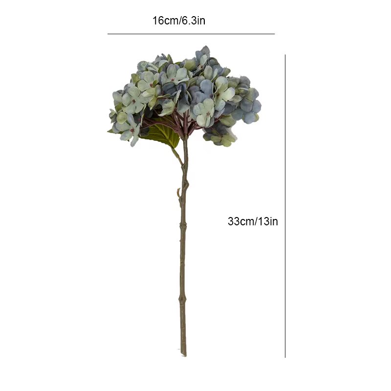 Hortensia artificielle d'automne