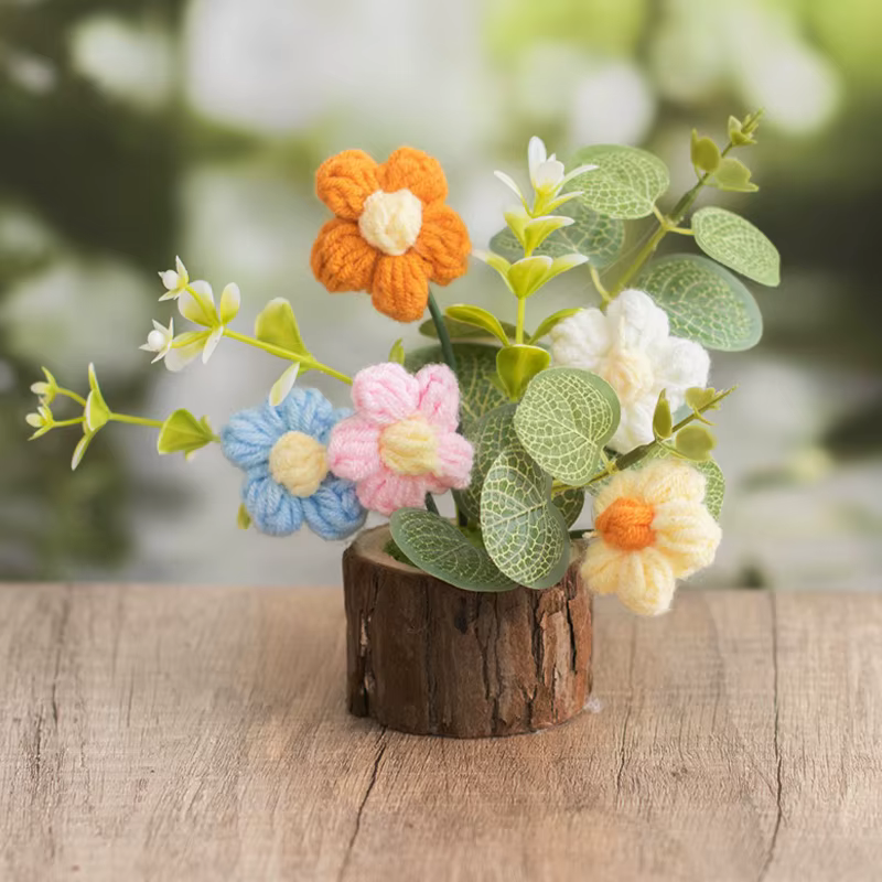 Nouvelles fleurs au Crochet