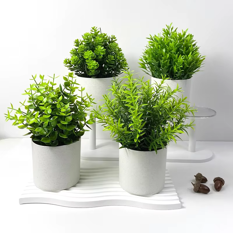 Bonsaï artificiel, plantes artificielles vertes
