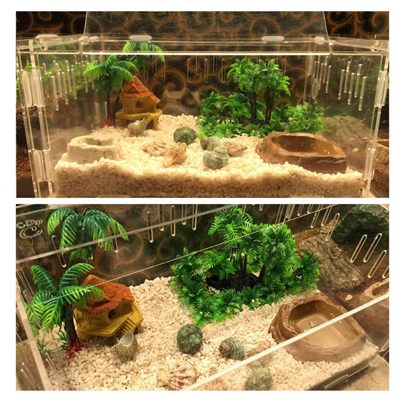 Plantes d'aquarium en plastique