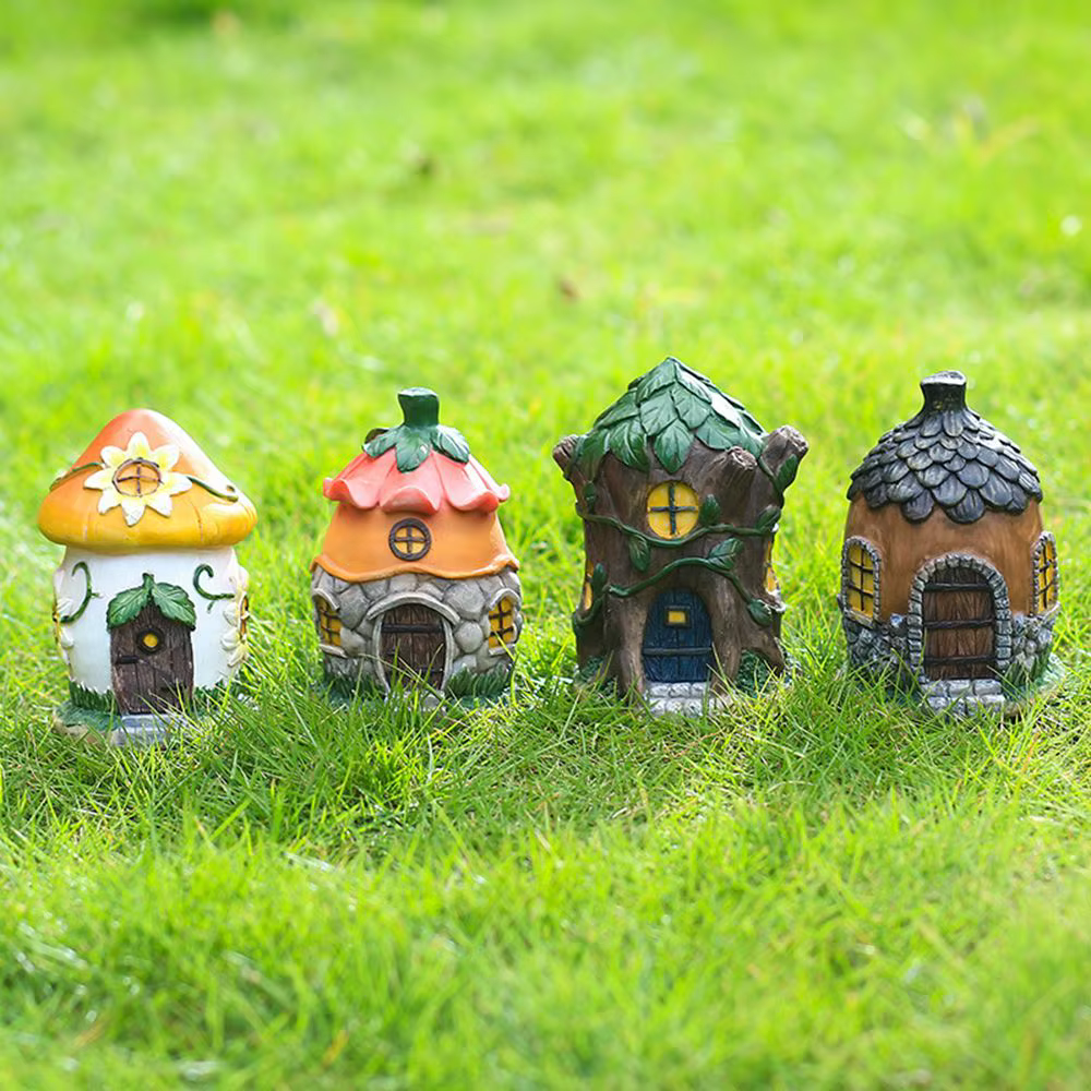 Décoration de jardin créative en résine