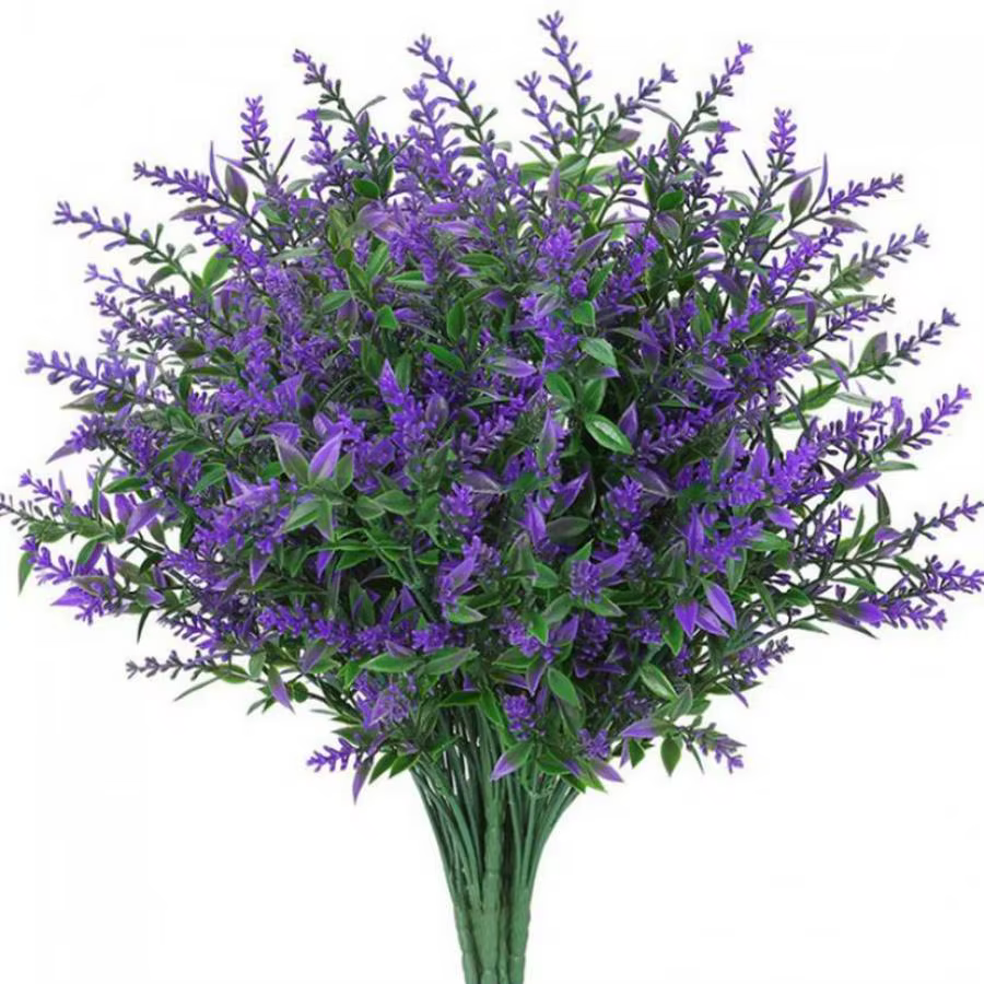 Fleurs artificielles en plastique
