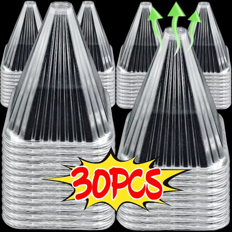 Couvercles de cloche de plantes en plastique Transparent
