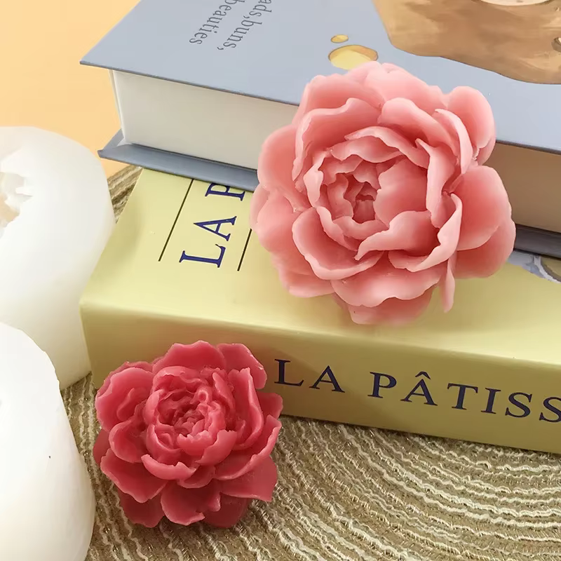 Moule 3D en Silicone pour bougie de fleur de jasmin