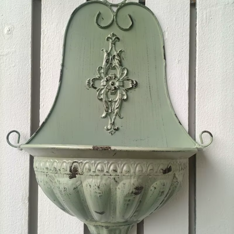Pot de fleur français semi-cercle
