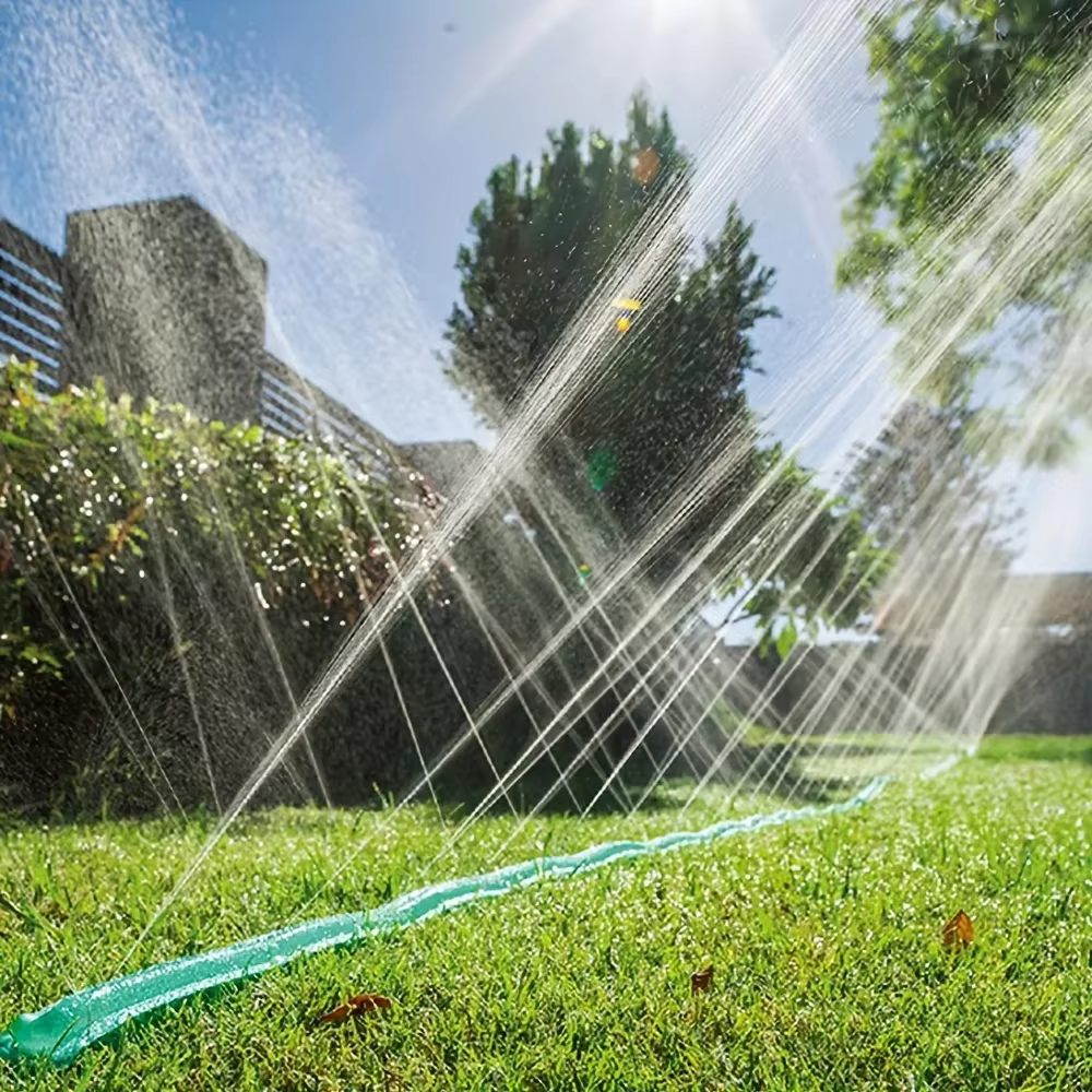 1 jeu de têtes d'arrosage et de tuyaux de trempage. Le tuyau d'égouttement moulu est très adapté aux jardins et aux
