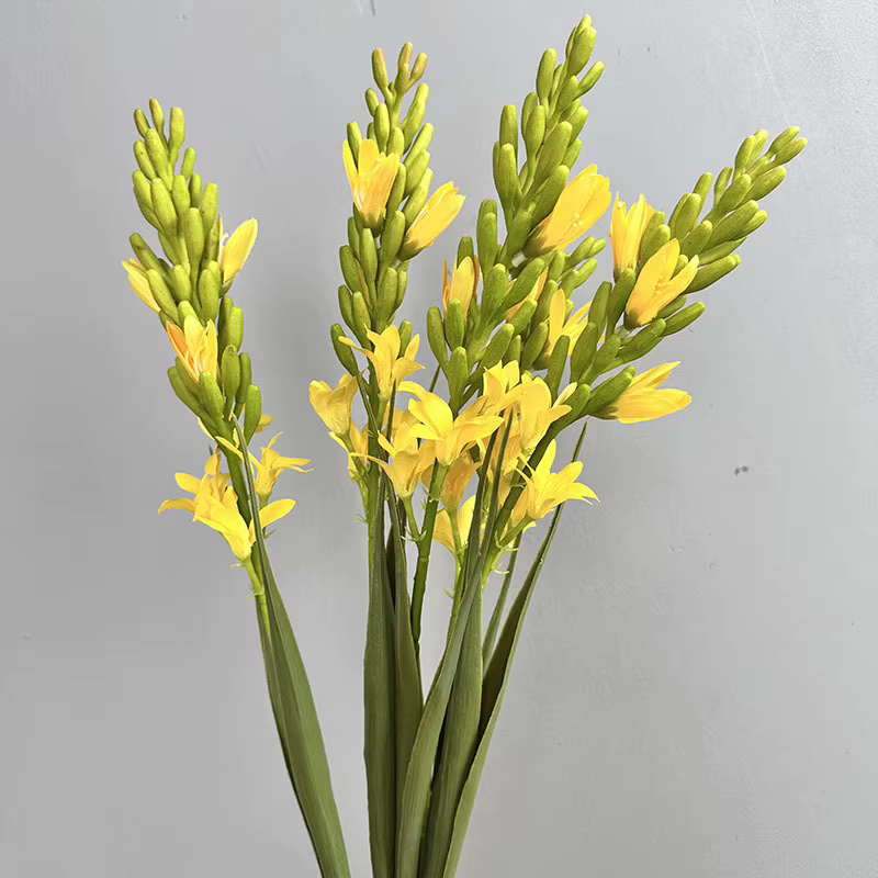 2 pièces artificielle jacinthe fleur bourgeon Agapanthus plante soie fausses fleurs Simulation nuit parfum Auditorium décoration