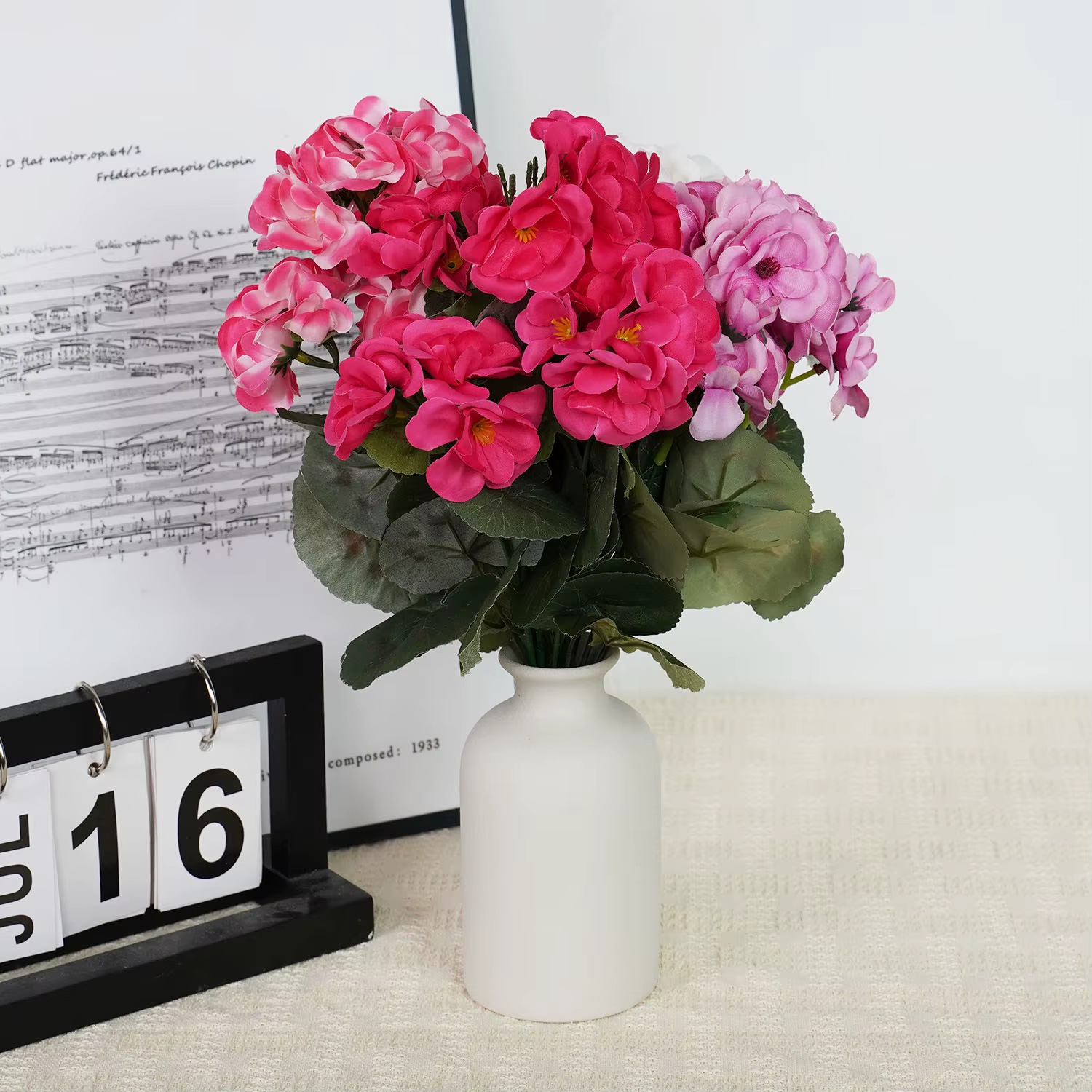 Uflower – plantes à fleurs de bégonia artificielles