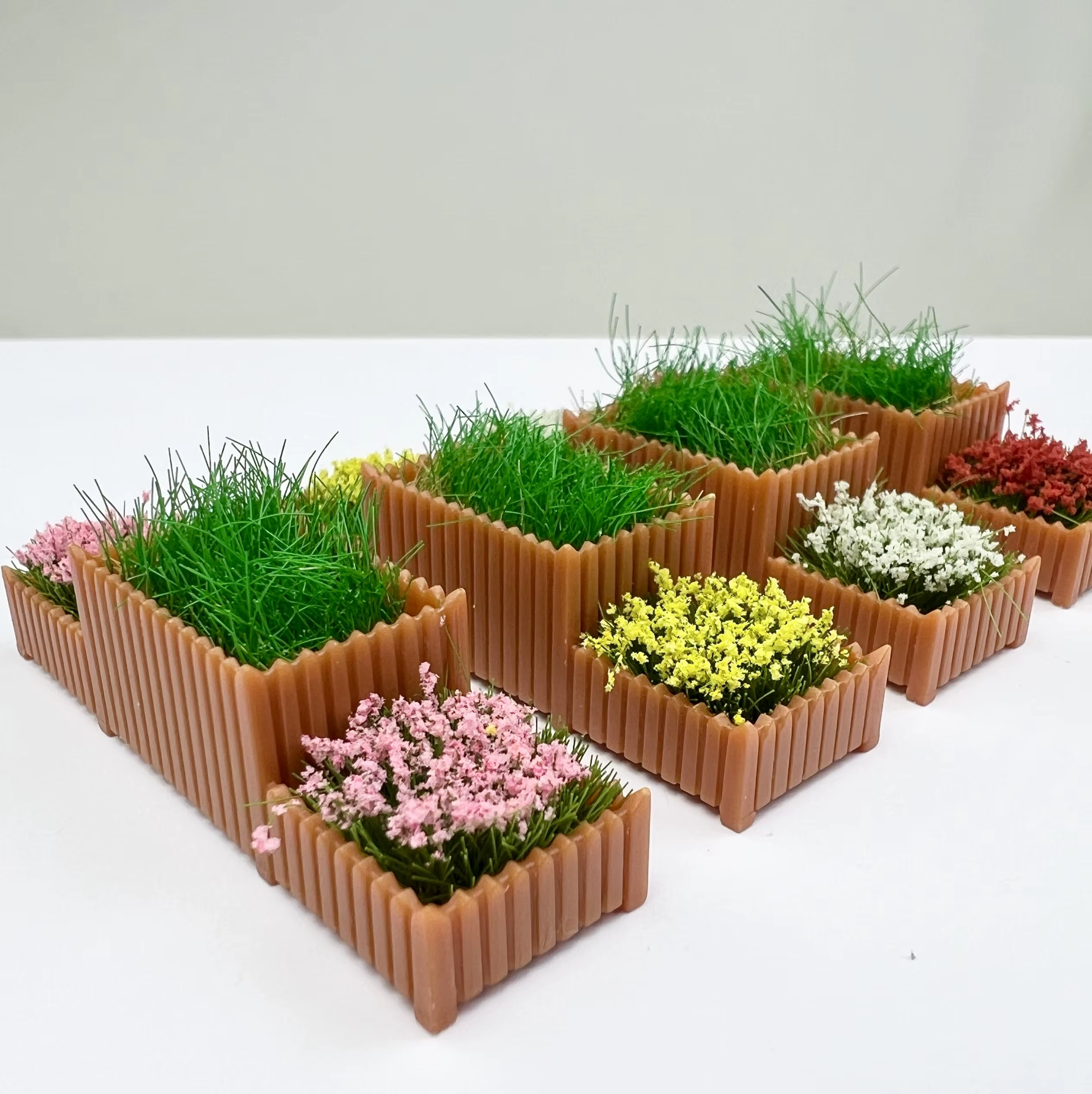 Kit de Modélisation de Jardin de Fleurs Artificielles 1PC DIY pour Jardin/Rue/Parterre