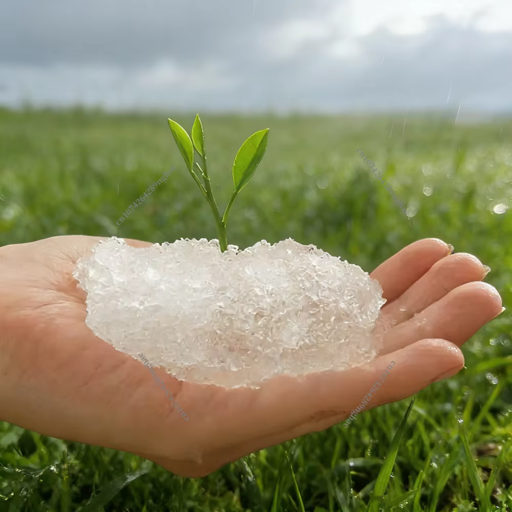Gel hydrogel professionnel de qualité supérieure à 100 % de polyacrylate de potassium pour l'agriculture et la plantation de choux