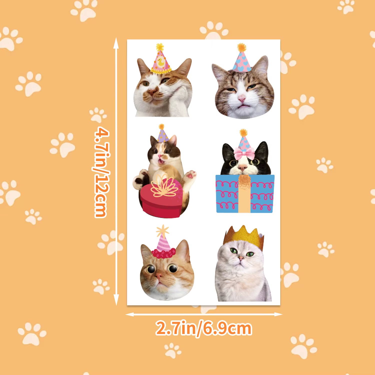 Tatouages temporaires Super mignons pour animaux de compagnie, fournitures de fête d'anniversaire sur le thème des animaux de compagnie, décorations pour cadeaux, faux tatouage, 10 feuilles