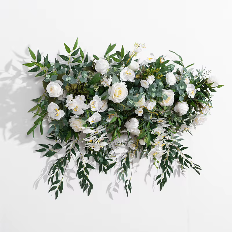 Nouveau lancement ! Fleurs artificielles murales : Solution complète pour les décors de mariage