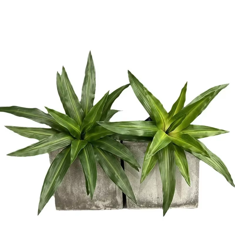Plantes vertes artificielles en plastique de fer de beauté brésilienne