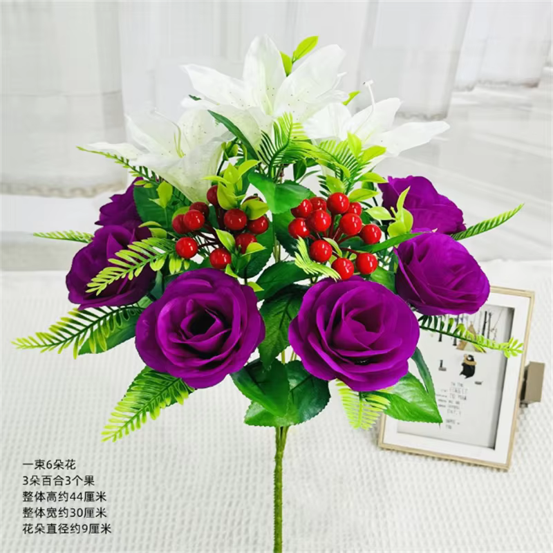 Simulation de fleurs, nouveau Bouquet de fausses