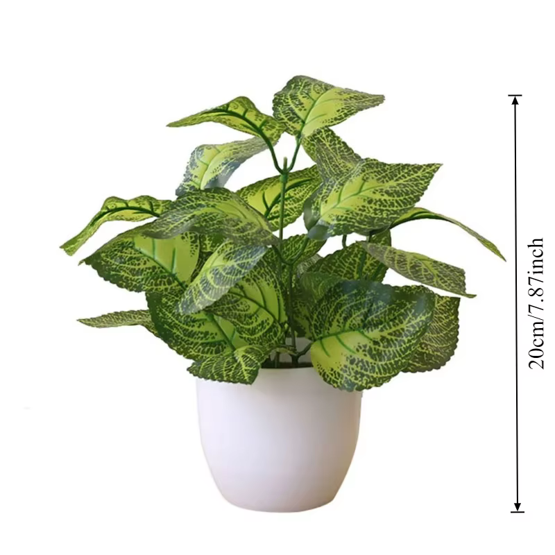 Fleurs et plantes artificielles en pot