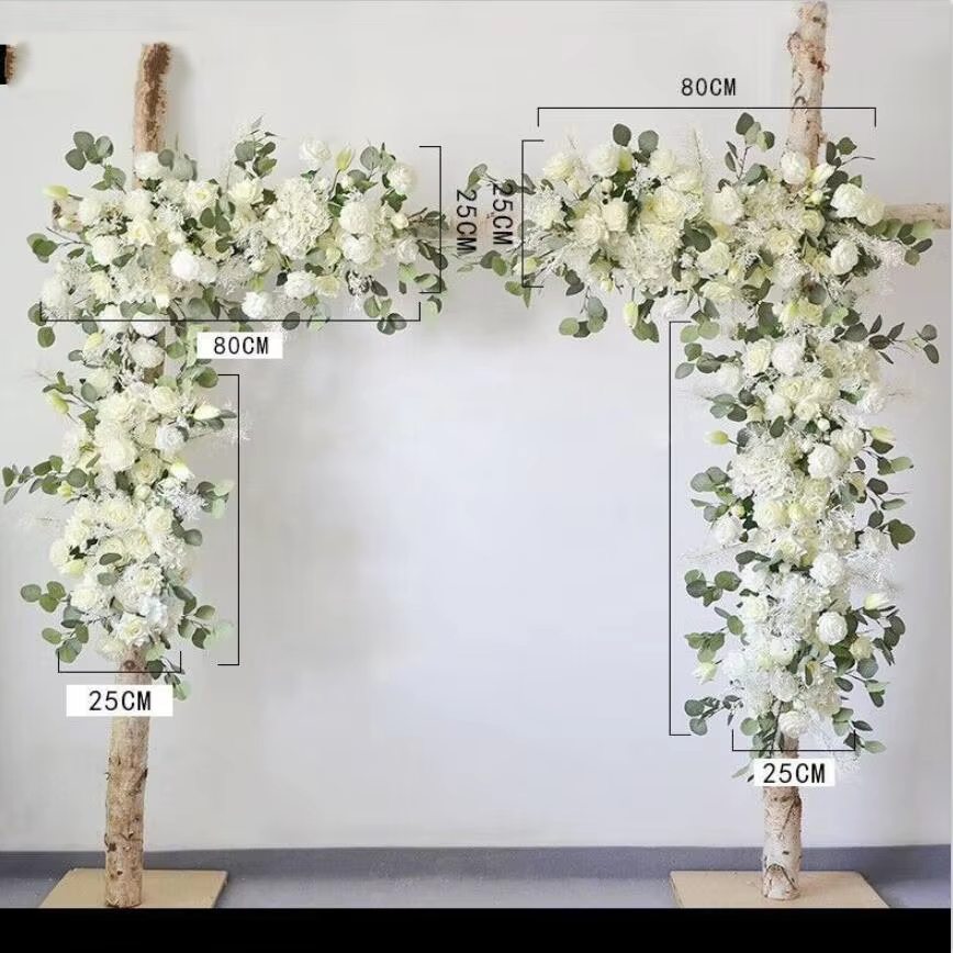NucleoFor-Arche de Fleurs Artificielles pour Décoration de Mariage