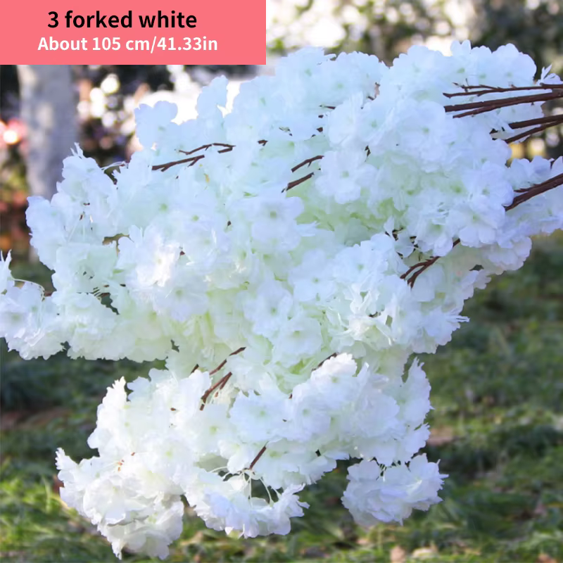Fleur de cerisier artificielle en soie