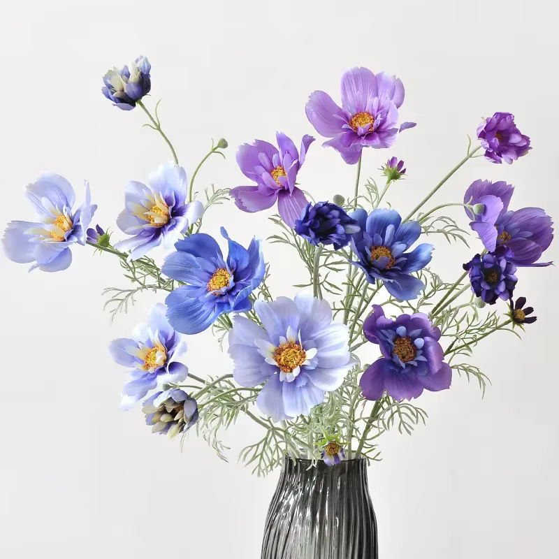 Fleur artificielle en peluche pour la décoration de la maison