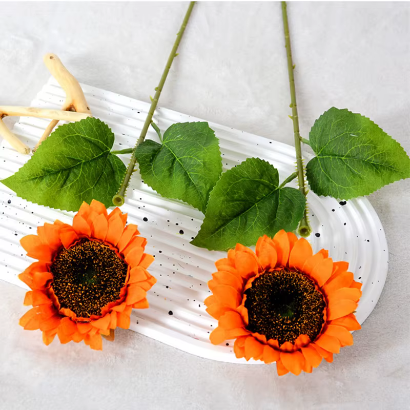 Fleur de tournesol artificielle unique