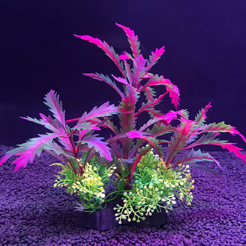 Plantes artificielles de décoration d'aquarium