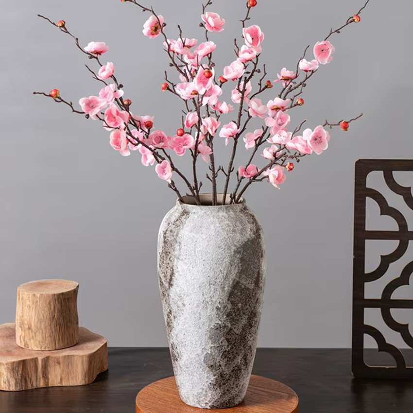 Fleurs artificielles Prune Blossom Peach Branches