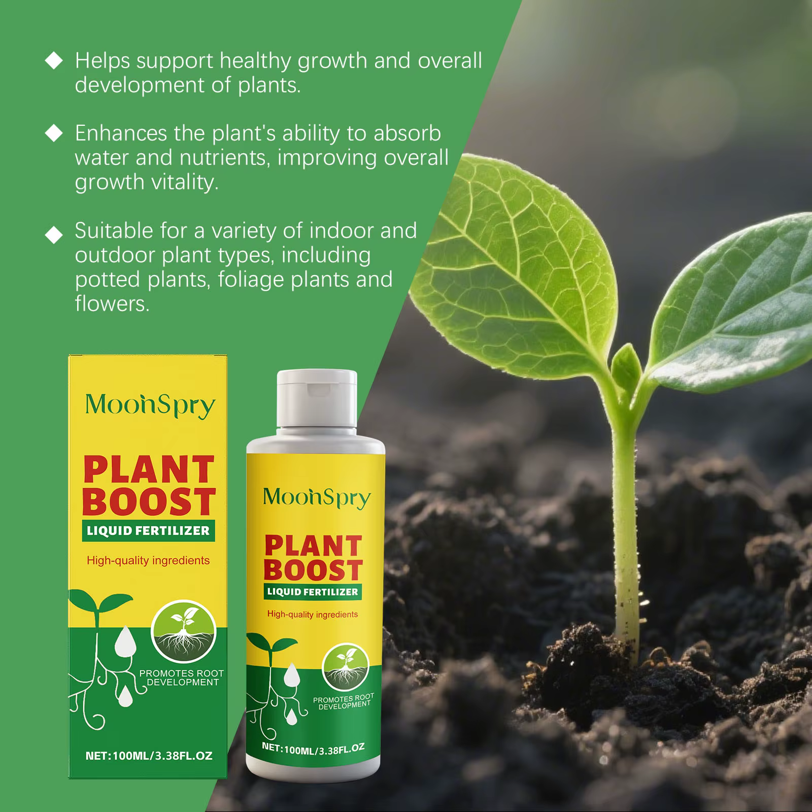Engrais liquide Boost pour plantes