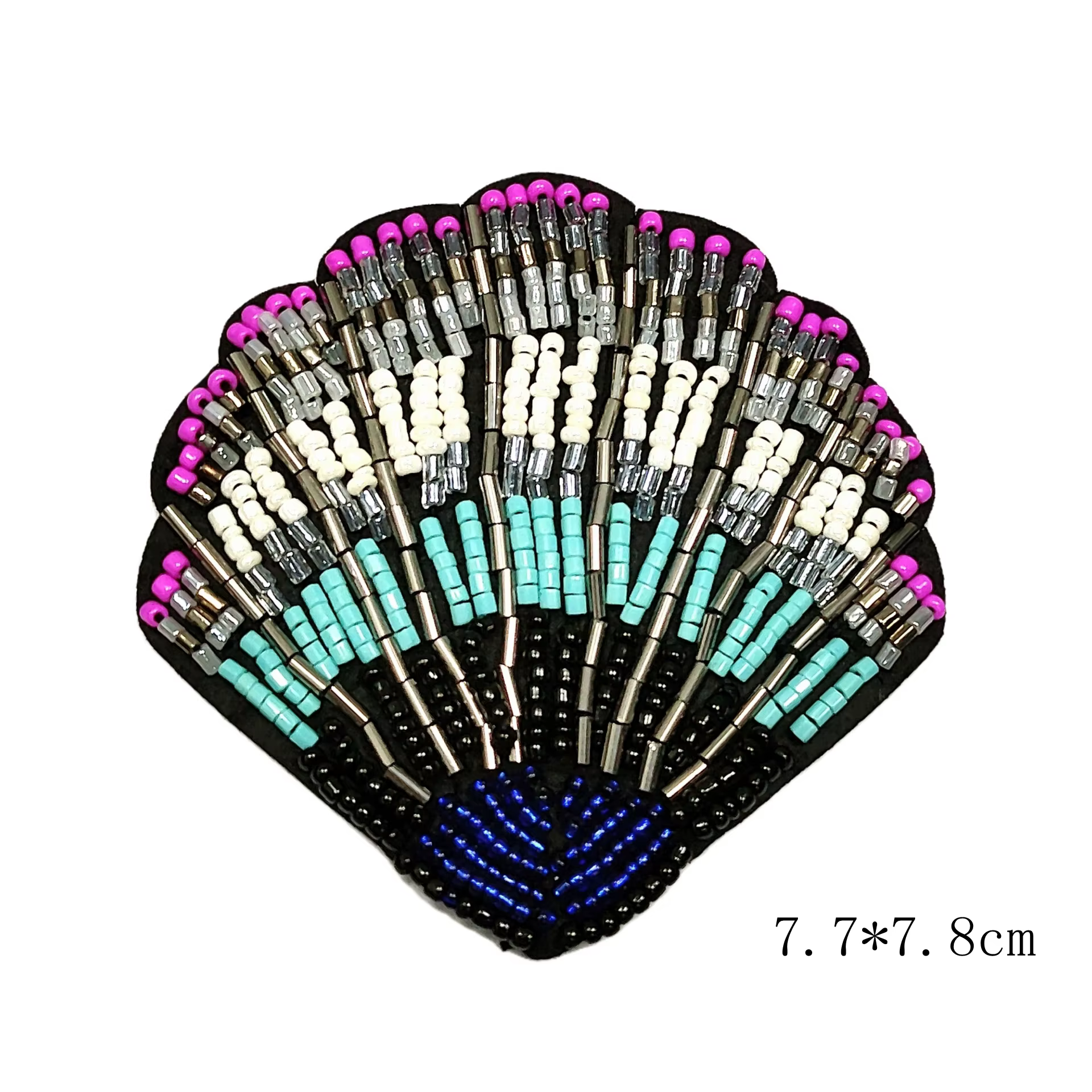 Applique de fleur de perle 3D