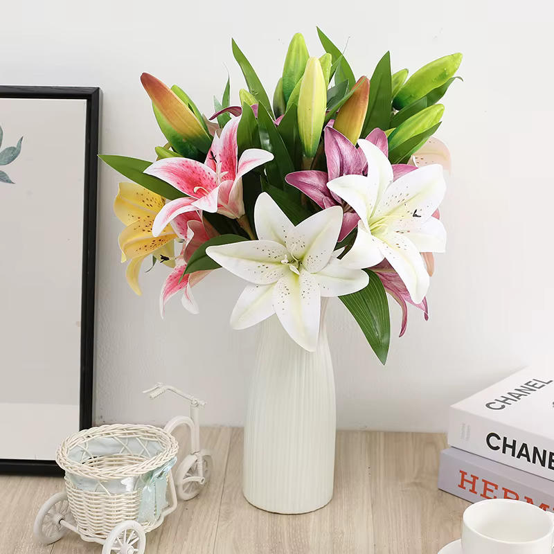 Bouquet de fausses fleurs artificielles de 41cm