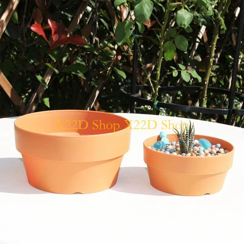 Imitation x22D Pot / plateau en terre cuite pour les plantes Pot