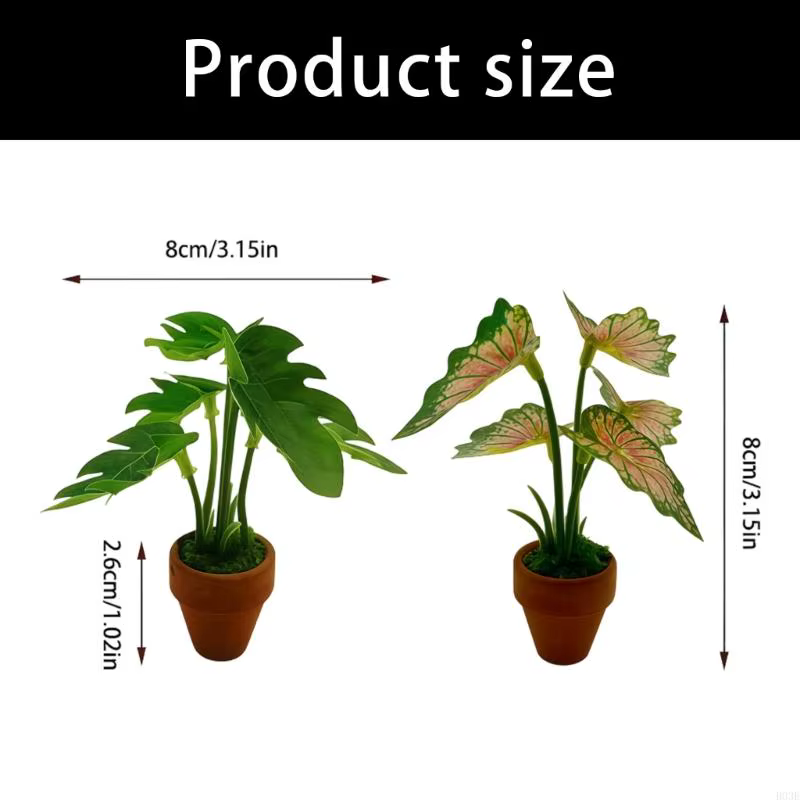 Plantes vertes artificielles miniatures Styles nordiques