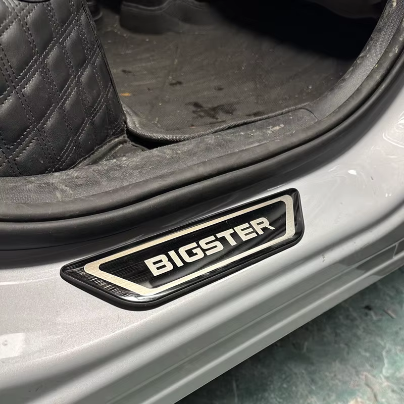 Accessoires de voiture pour DACIA BIGSTER, plaque de protection, couvercle de pédale Peda, autocollants de seuil, bande de seuil de porte