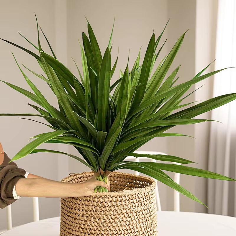 Feuilles d'orchidées épée artificielles