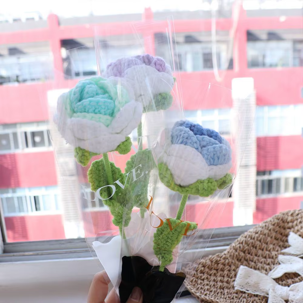 Sac d'emballage de fleurs Transparent