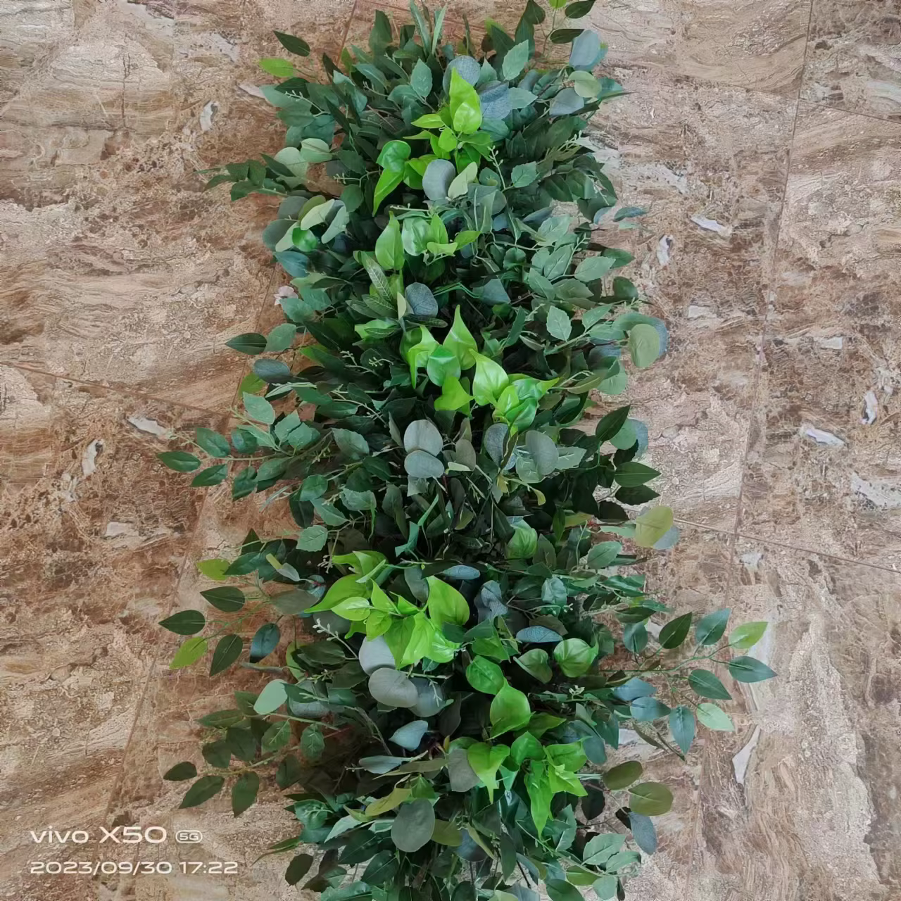Boule de Plantes Artificielles pour Décoration de Mariage, Décor de Chemin, Plantes Vertes, Boule de Fleurs de Table, Nucleement d'Extérieur
