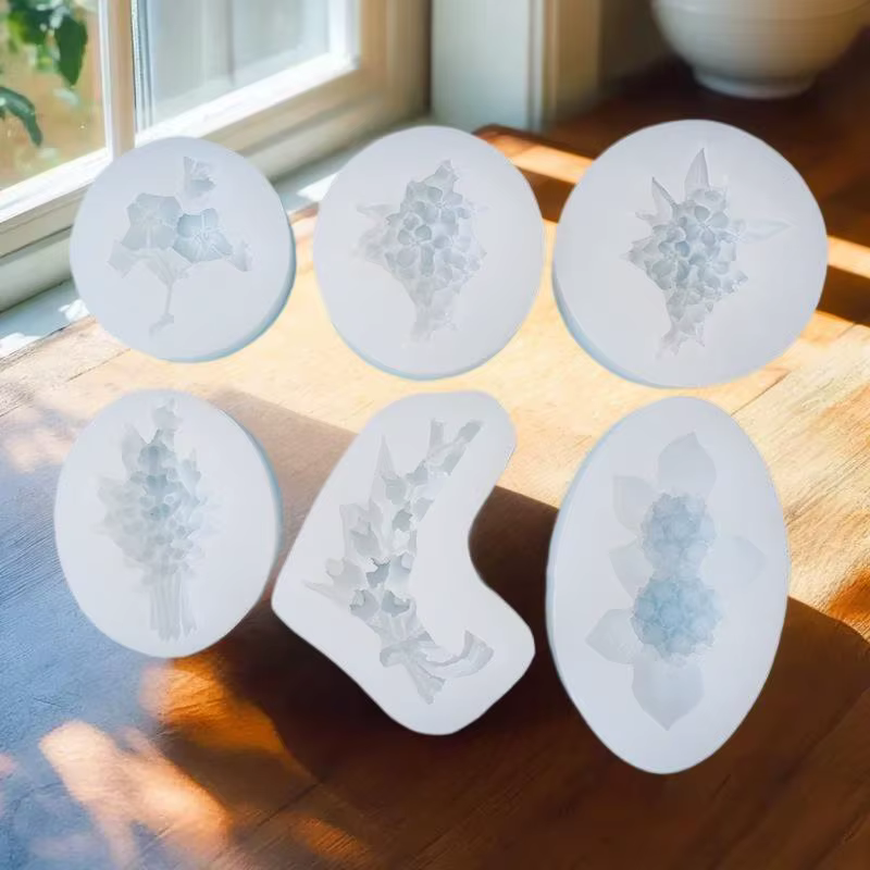 Moule en Silicone pour bougie parfumée à fleur d'osmanthus
