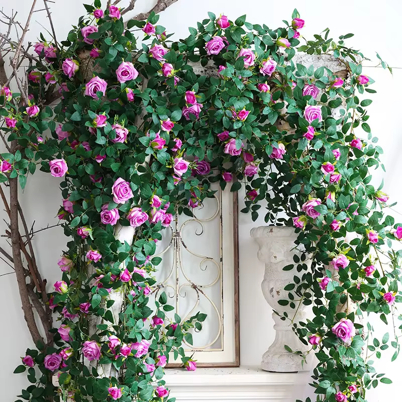InjStar-Fausses fleurs de vigne artificielles