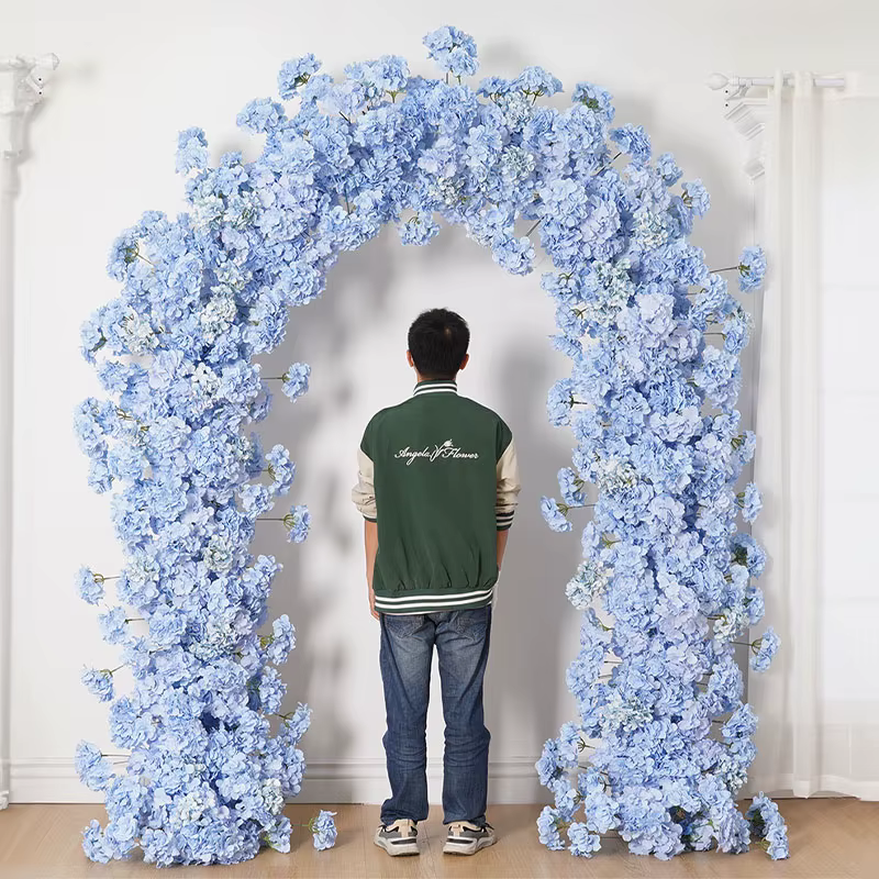 Hortensia rose bleu ciel pour décor floral