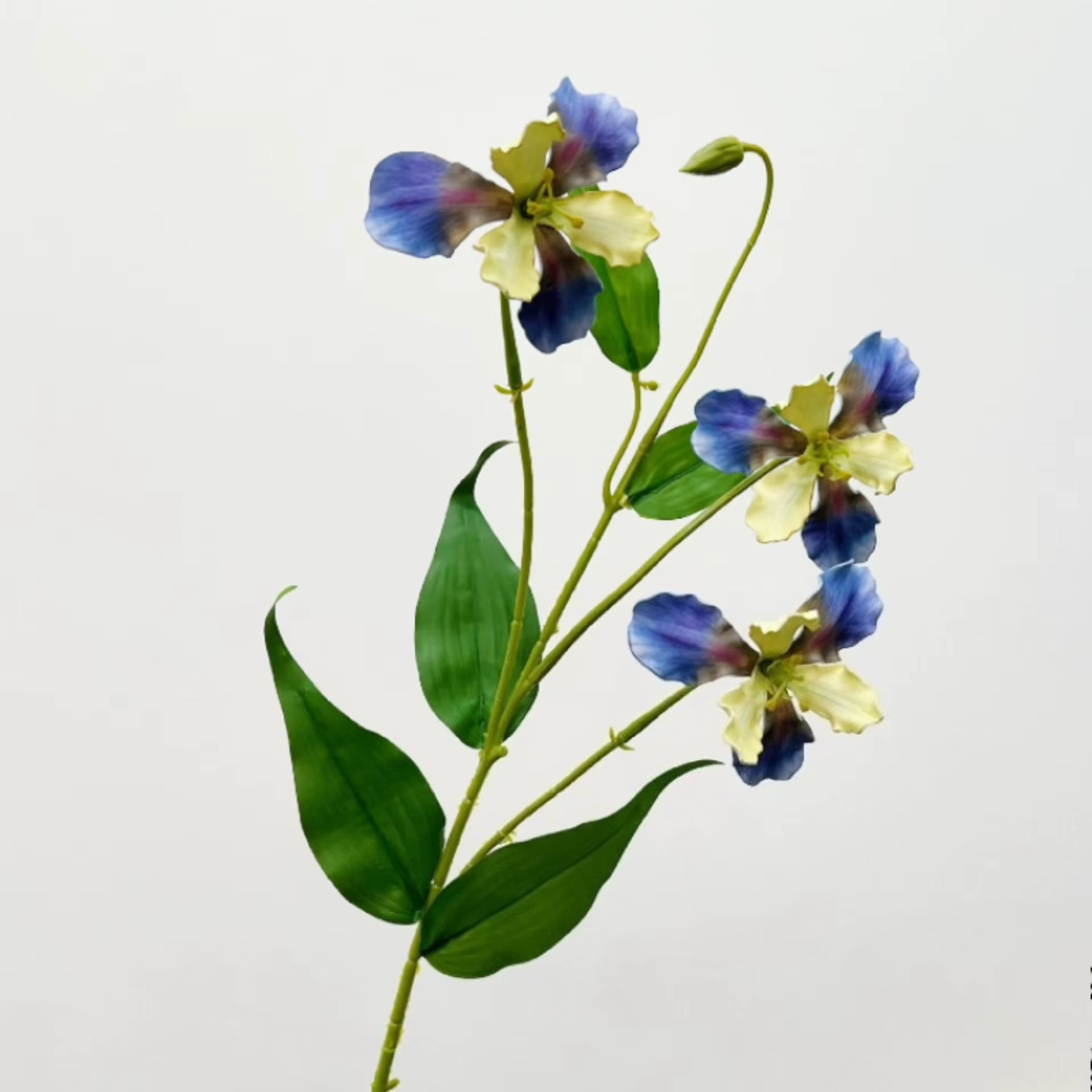 Fleurs artificielles d'iris 30 pouces