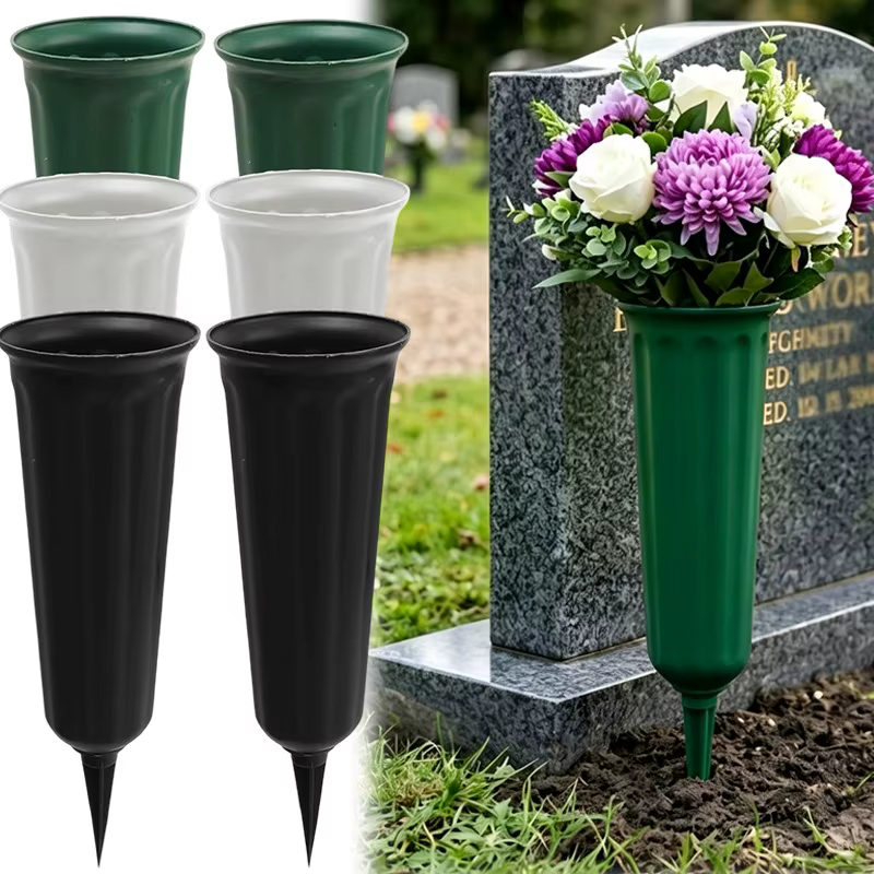 Vase à fleurs pour tombes