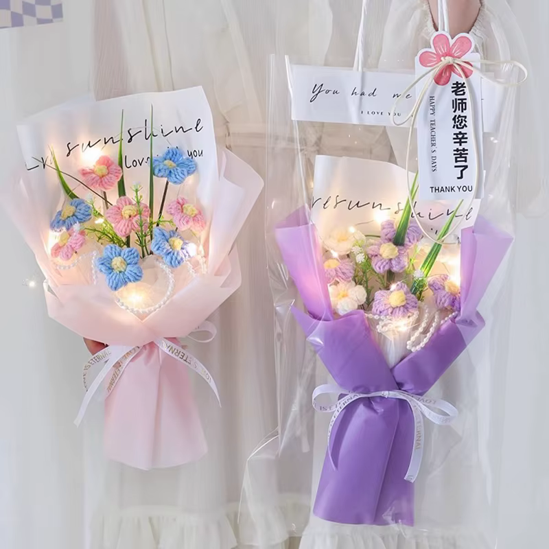 Bouquet de fleurs au crochet