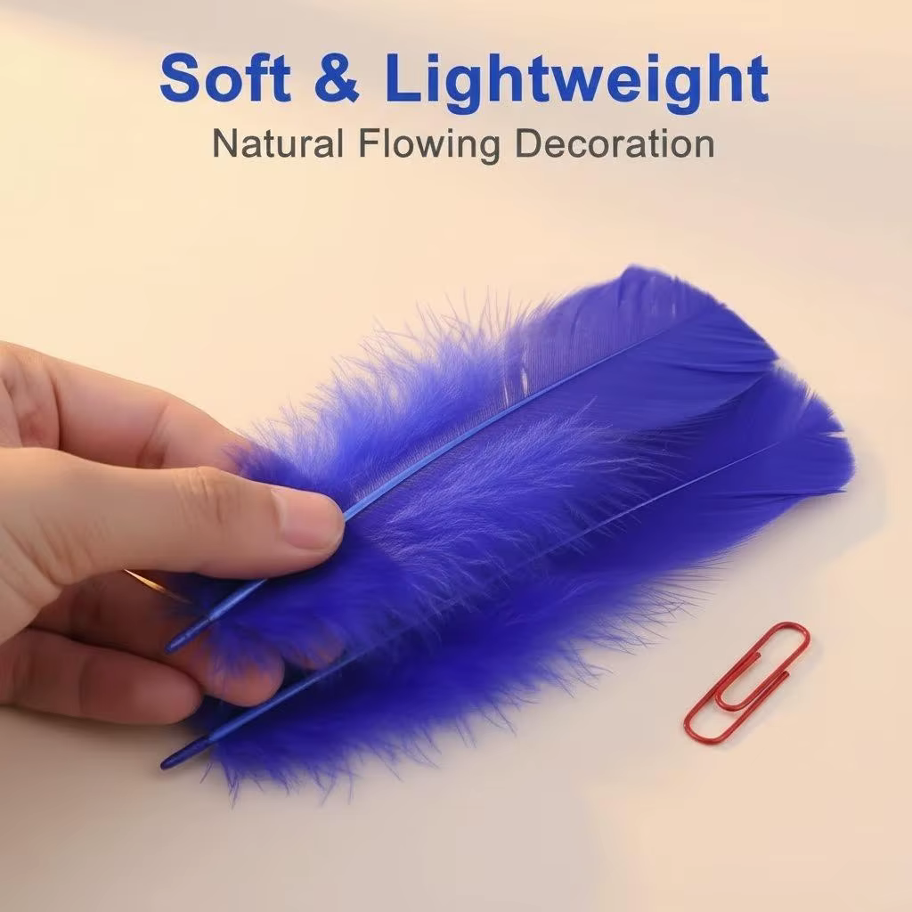 Plumes de dinde moelleuses 15-20 cm