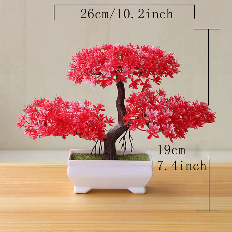 Plantes artificielles de simulation de bonsaï