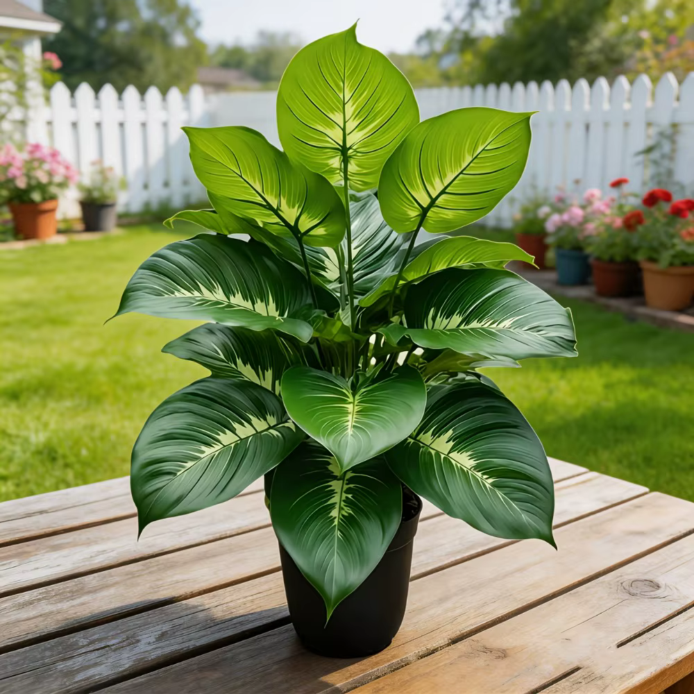 1 grande plante artificielle ressemblant