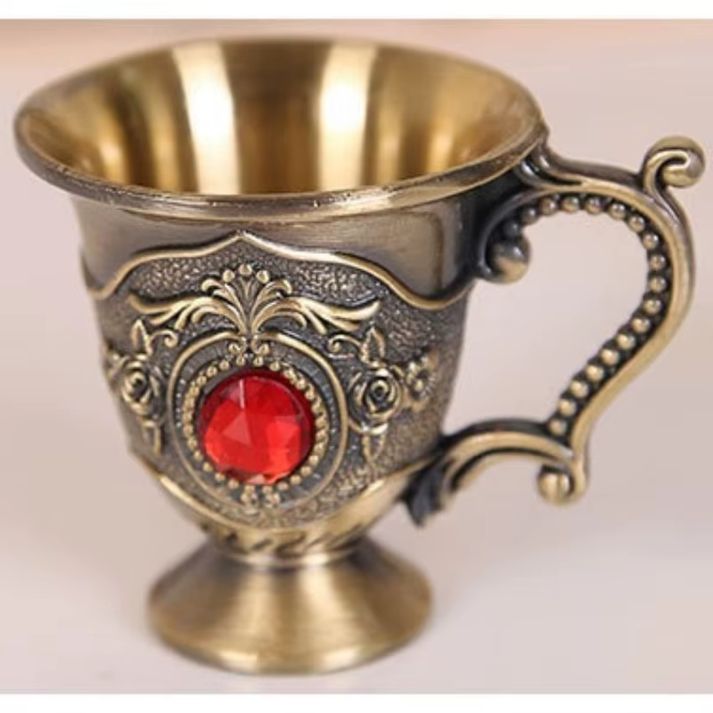 Ensemble de vin européen, ensemble de verres à vin en alliage, verre à vin rouge Vintage, vieux Pot à vin, décoration de salon de maison, 1 ensemble