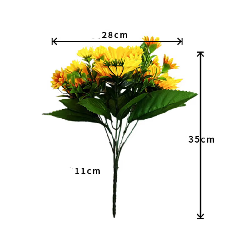 Fleurs artificielles tournesol fausses