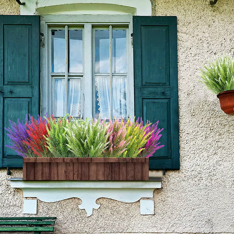 1 pièce de fleurs artificielles lavande de 35 cm